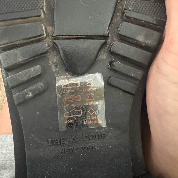 Rag & Bone Shawn Chelsea Black Leather Boots - Picture 5 of 6